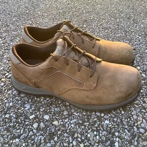 Red Wing Shoes Work Oxford Brown Leather Lace Up Safety Toe‎ Men's Size 10H